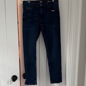 DKNY Men's Deep Indigo Skinny Jeans